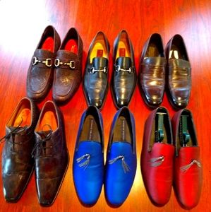 Various collection of men's dress shoes